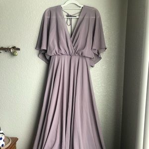 supper flattering bridesmaid dress